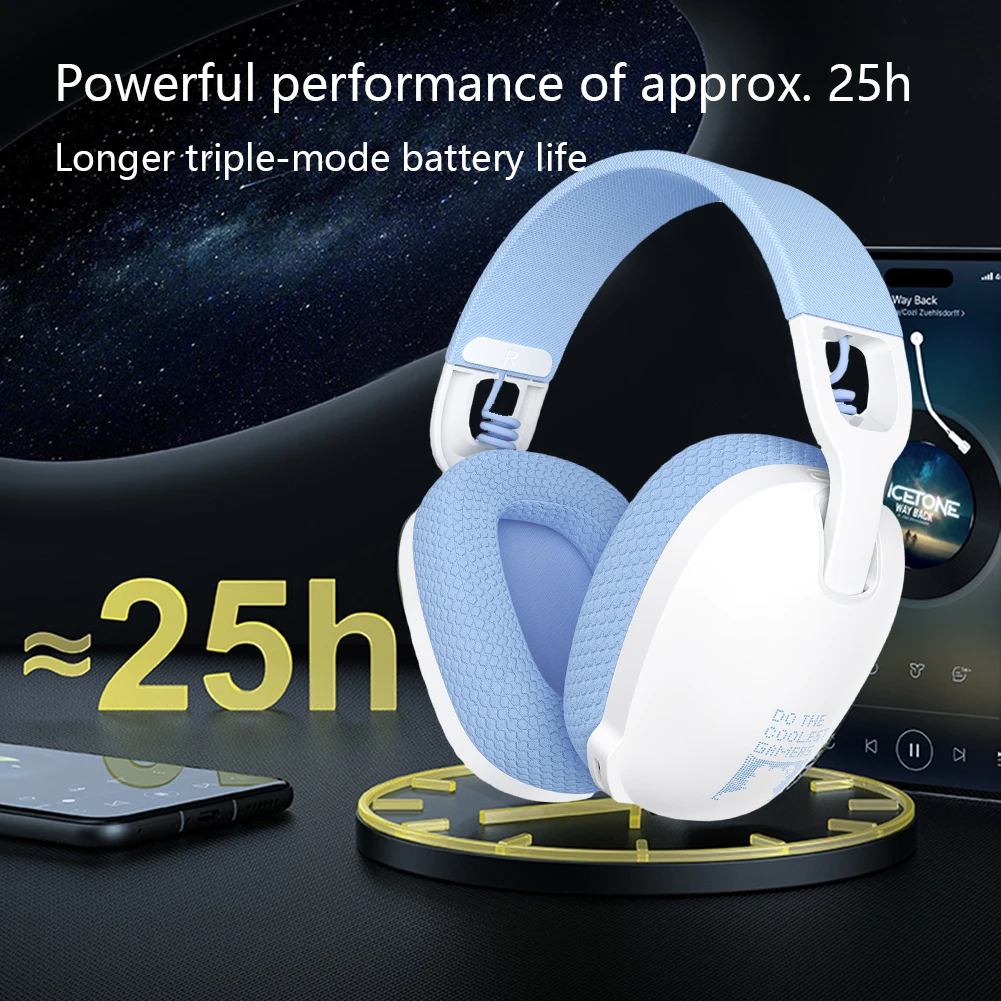 Беспроводная игровая гарнитура 2 4 ГГц/BT 5 3/проводные геймерские наушники с