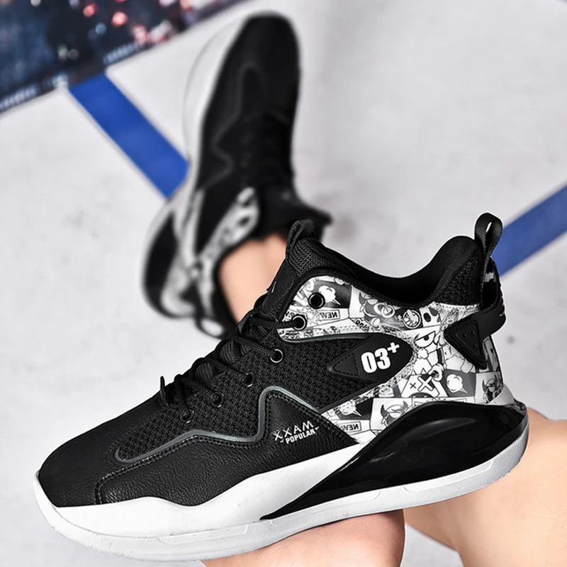 Casual Male Sneakers Breathable Light-absorbing 3D Flying Symphony Non-slip Outdoor Sports Tenis Athletic Training Running Shoes