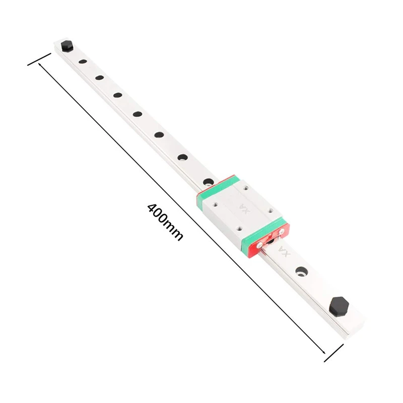 

2 Pcs 3D Printer Part CNC Linear Rail MGN12H 400Mm Miniature Linear Rail Slide Core Xy BLV Ender 3 Hotend Printer Kit