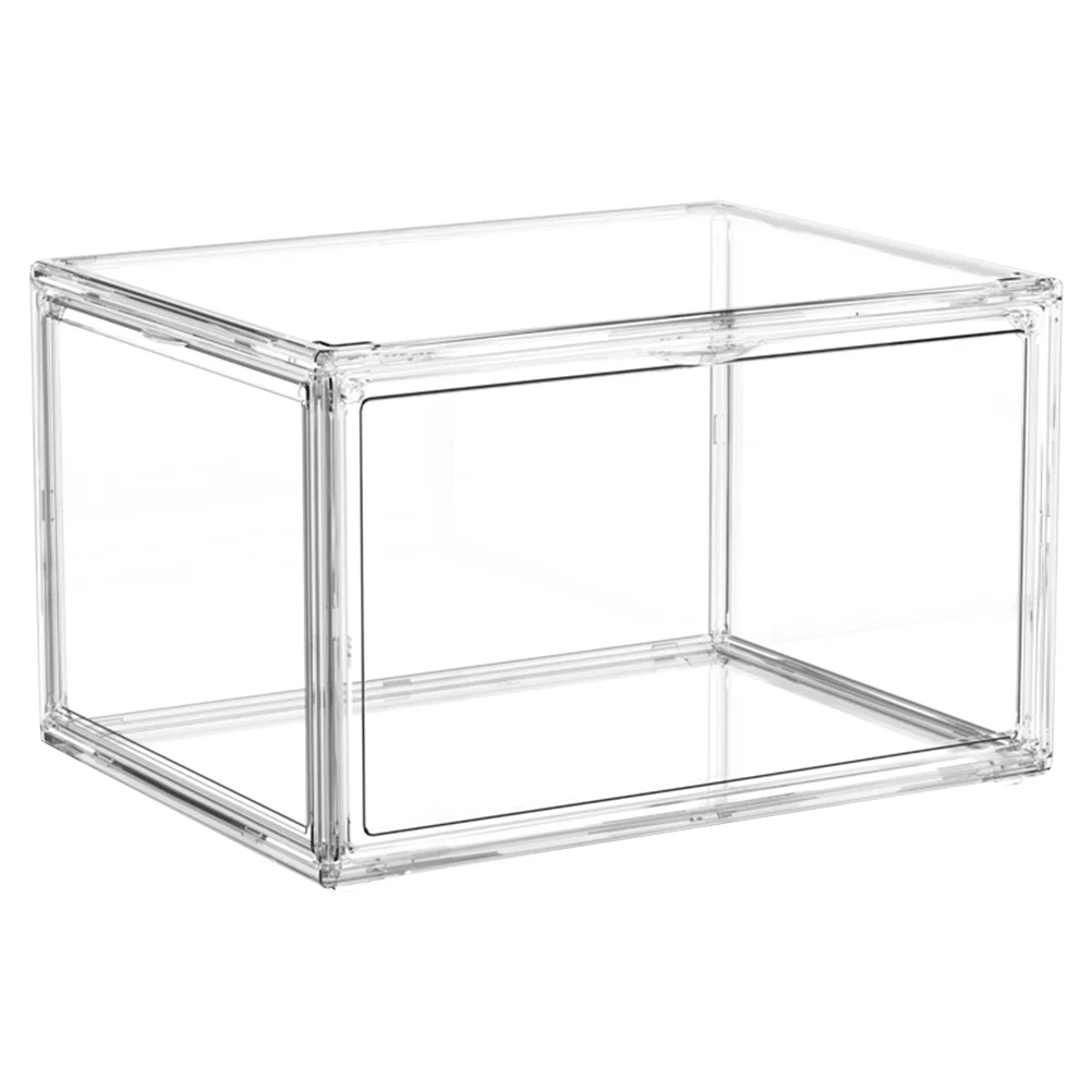 

Storage Box Acrylic Organizer Book Bins File Shoe Bin Stackable Clearholder Containercase Containers Boxes Sundries Transparent