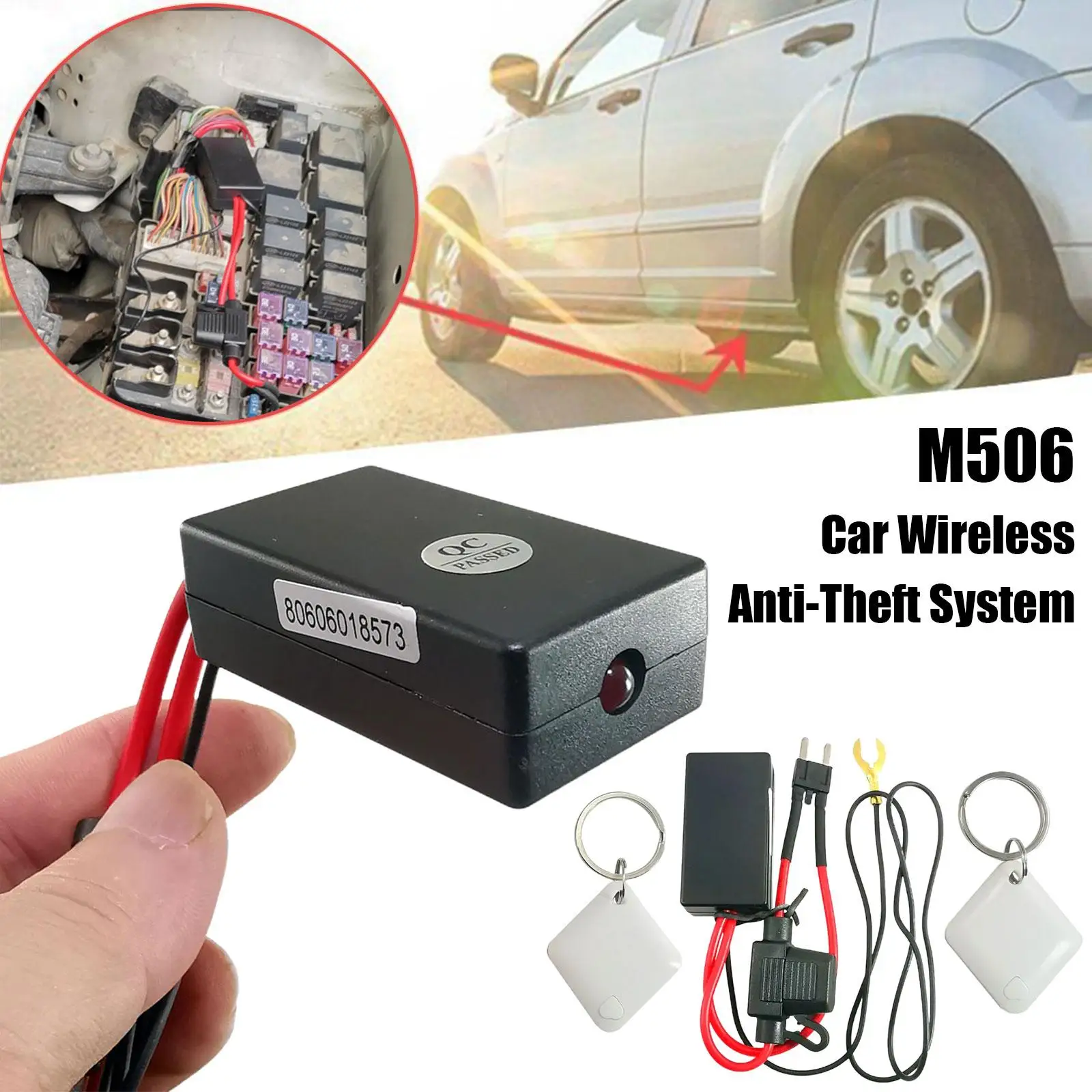 

Car Wireless Anti-theft Motorcycle Hidden Lock System Alarm Cut Immobilizer Ic Intelligent Engine Circuit Ca Tools With Off P9k7