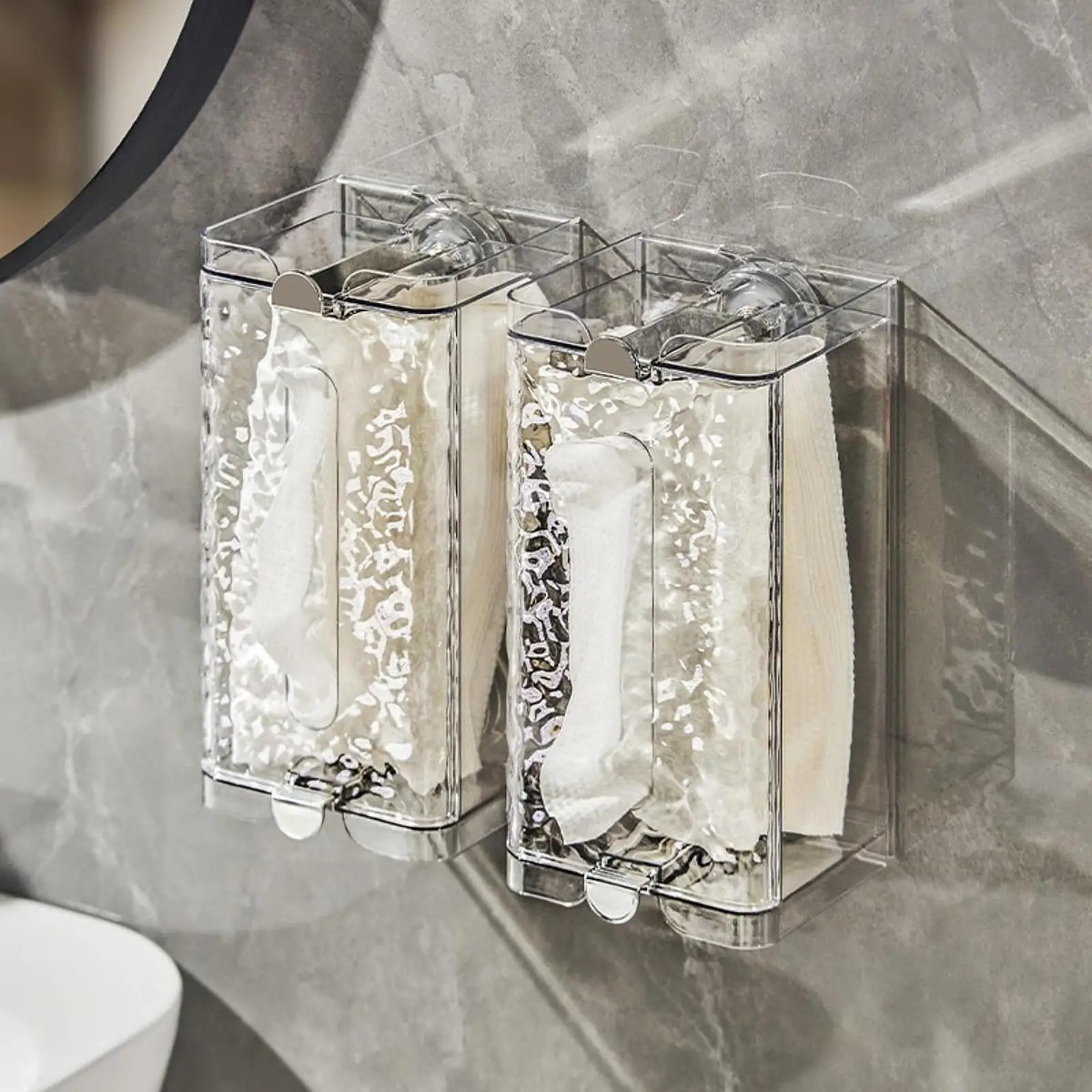 Держатель коробки для салфеток Контейнер лица Настенный современный