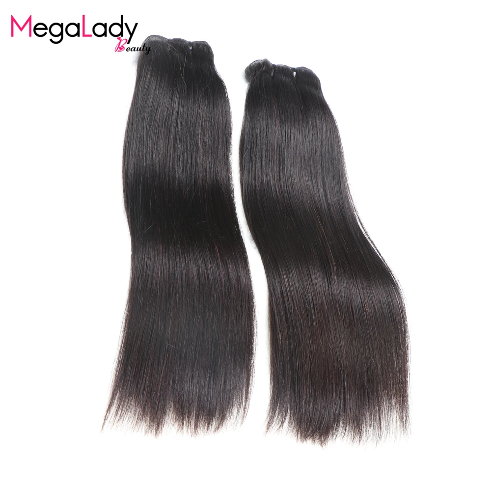 

Raw Indian Hair Bone Straight Super Double Drawn Hair Bundle Cuticle Aligned Remy Human Hair Weave Bundles With 4x4 Lace Closure