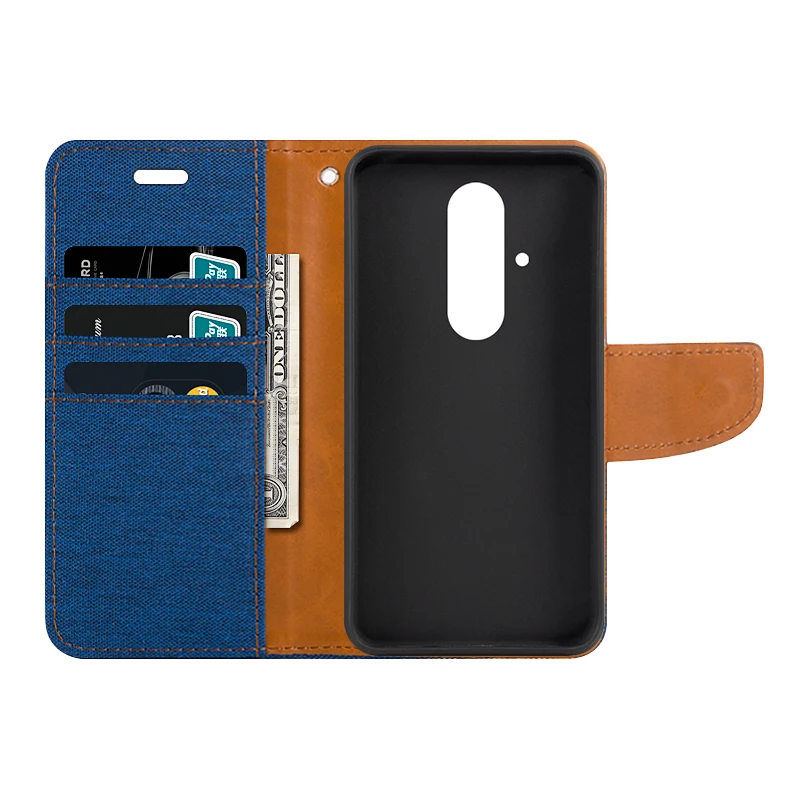 Чехол-книжка из искусственной кожи для Fcnt Rakuraku F-53E деловой чехол держатель карт