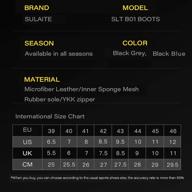 Мужские Мотоциклетные Ботинки Дышащая Защитная Противоскользящая Повседневная