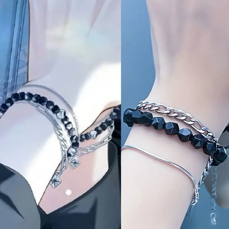 

Tears of Themis bracelet woman Marius bracelets layered Bangles ladies Jewellery fashion Vintage silver color alloy pulseras