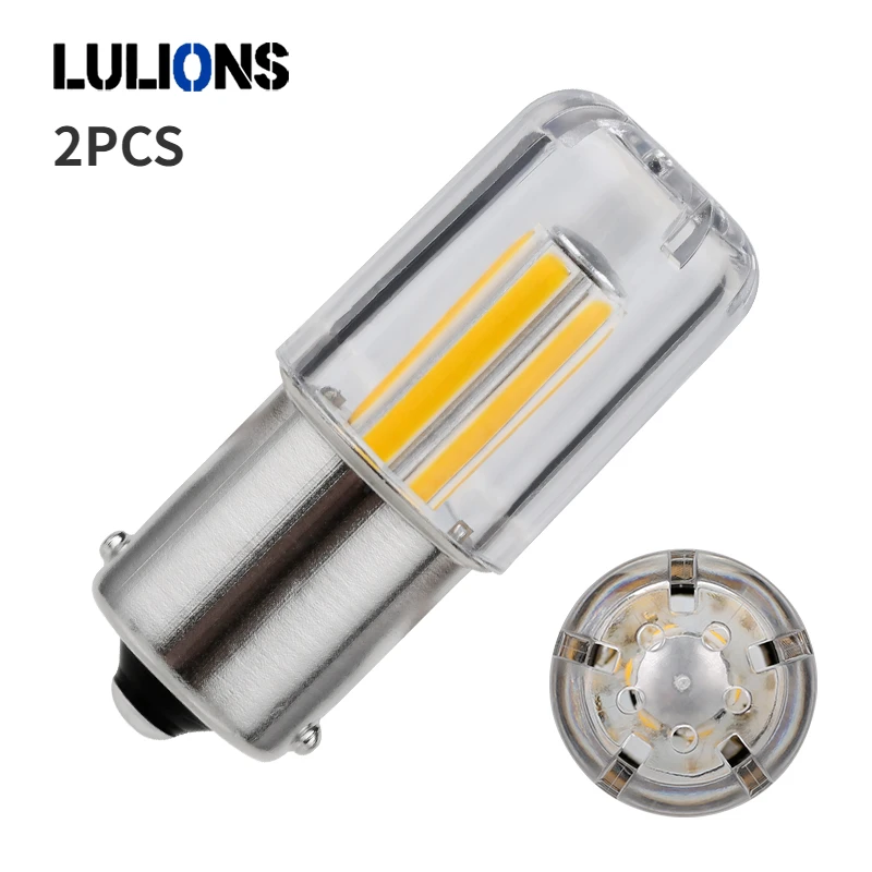 

2Pcs Car Reverse Light 1156 P21W BA15S Super Bright Led 1157 BAY15D Brake Light Bulb Automobile Vehicle Lamp COB White 12V