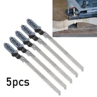 Лезвия для пилы T101AO HCS, T-хвостовик из высокоуглеродистой стали, изгиб для резки дерева и пластика, 5 шт.