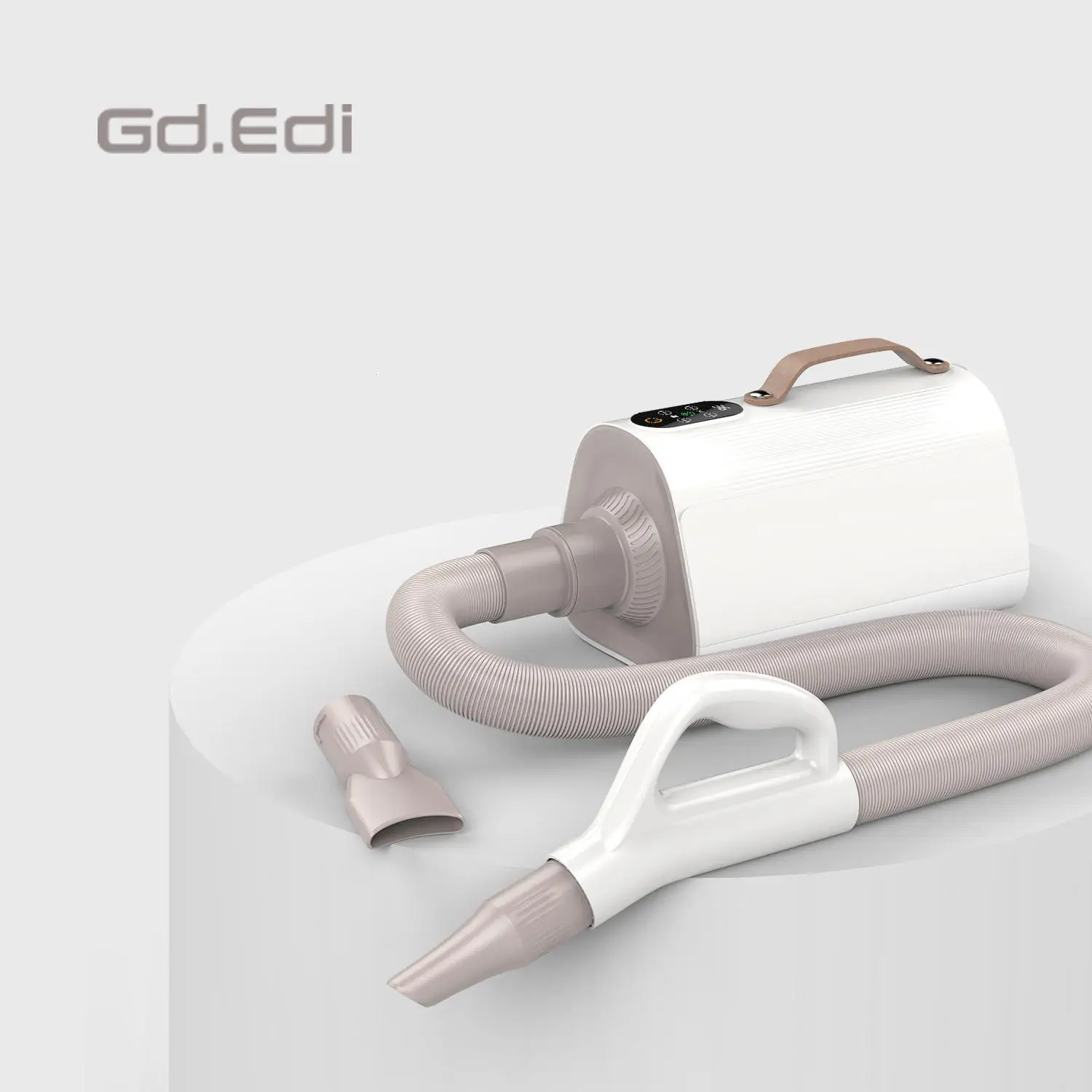 

KUDI Pet Pater Blower LED Touch Screen Adjustable Heat Negative Ions Pet Hair Grooming Dog And Cat Drying Force Blower