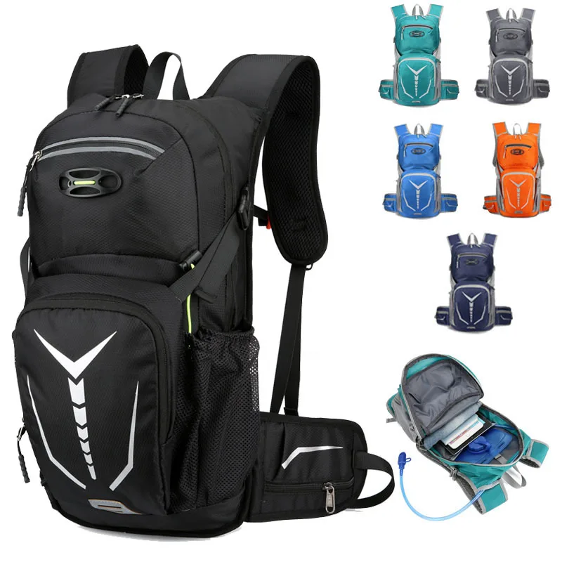 

New Cross-Border Cycling Bag Outdoor Bicycle Water Bag Backpack Multi Functional Sports Backpack Large Capacity Backpack