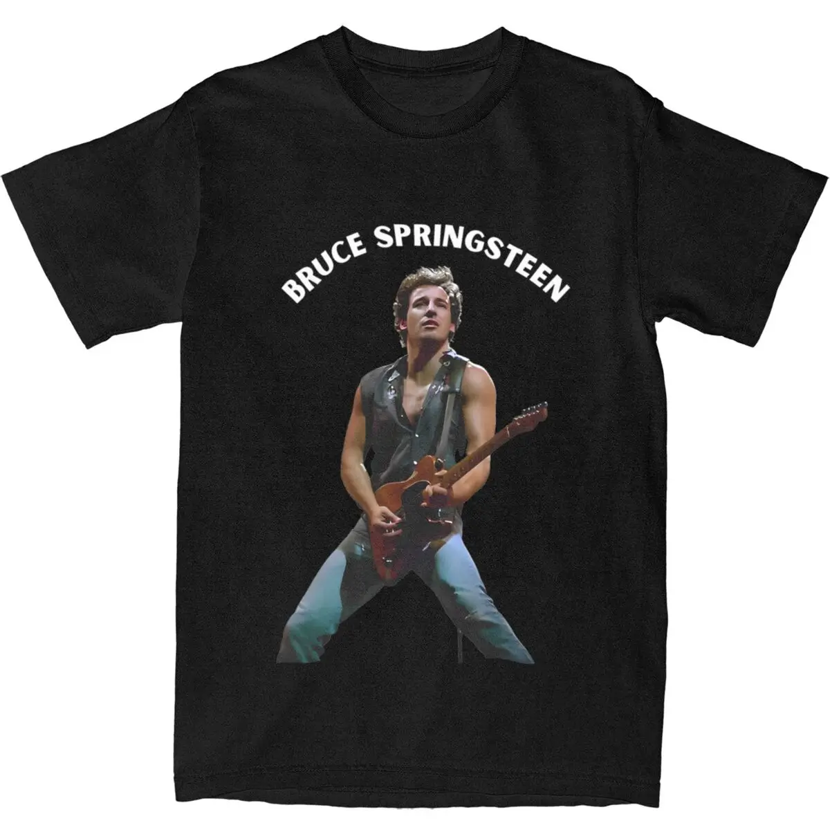 Мужская футболка 2024 футболки World B-Bruces Springsteen The Boss Rock Music Tour трендовая летняя