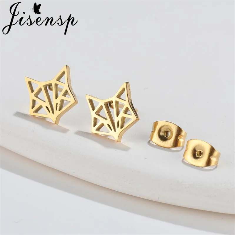 

Серьги Jisensp из нержавеющей стали в виде животных