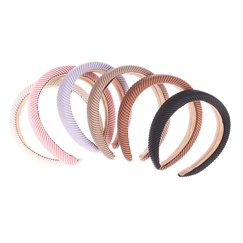 Twilled Headbands Designer Wide Hairband Hair Accessories Headwear