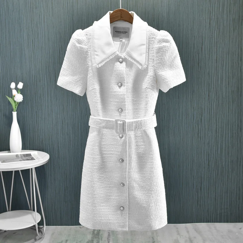 

Женское платье Nanyou высокого качества, белое Элегантное маленькое летнее женское платье, 2022