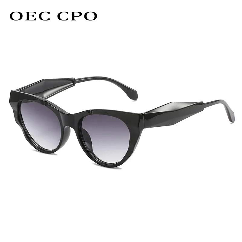 

OEC CPO Vintage Cat Eye Sunglasses New Women Men Brand Designer Trends Sun Glasses Female Shades UV400 Eyeglasses De Sol Oculos