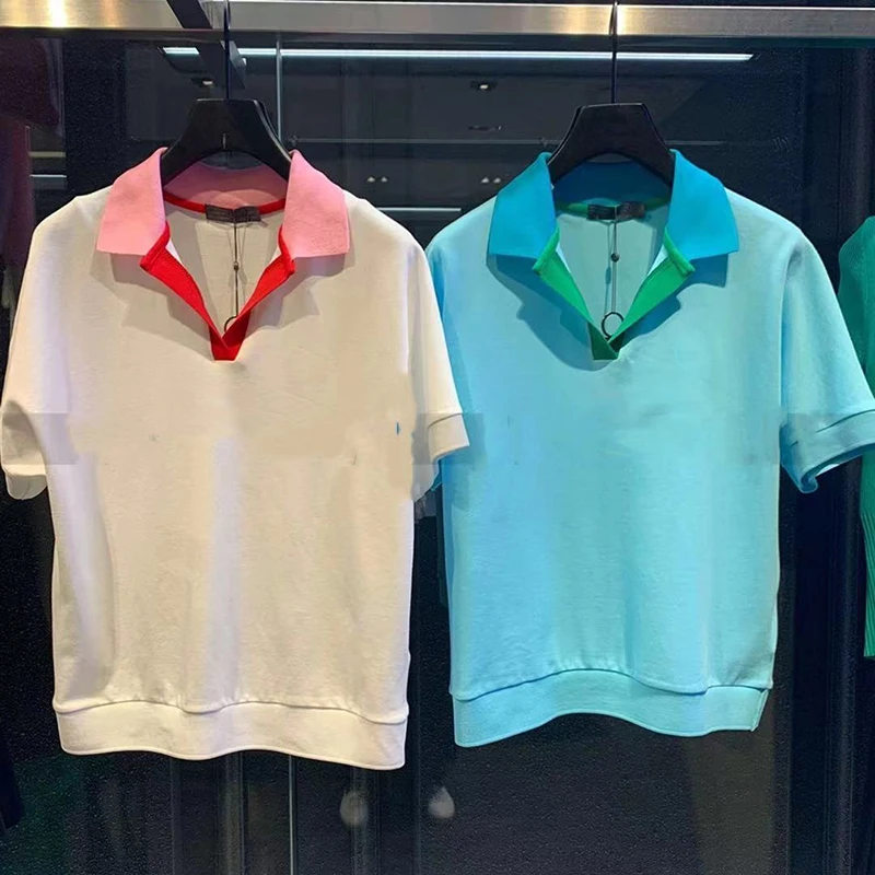 

Golf clothing women's short-sleeved T-shirt new casual lapel POLO shirt GOLF outdoor sports all-match top jersey