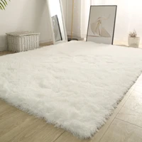 white fluffy hall carpet modern living room bedroom home decor large mats thickened non slip girl childrens room pink furry rug