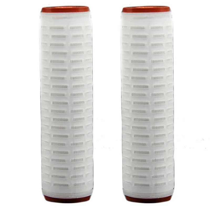 

Top Sale 2Pcs 10 Inches 0.2 Micrometre Water Filter Parts Make Wine Tool PP Cotton Membrane Wine Water Filter Cartridge