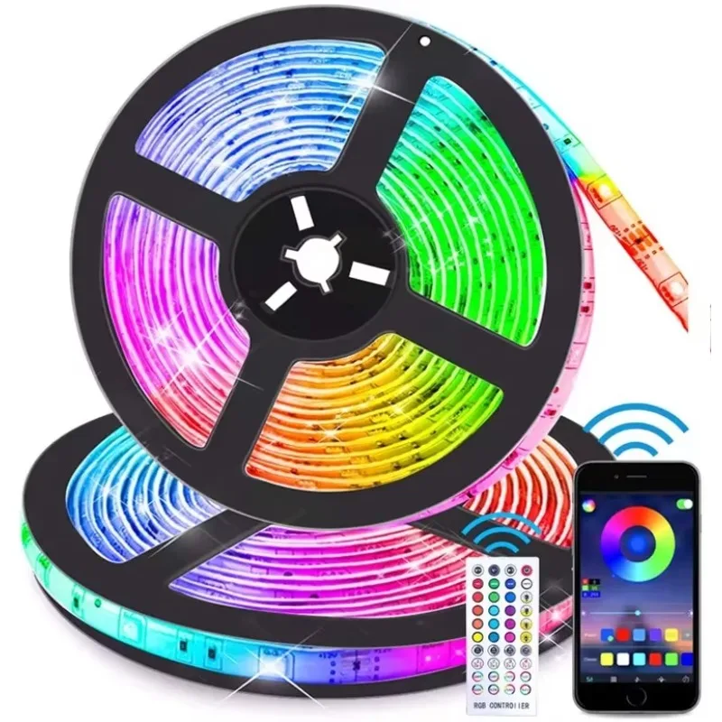 Фото Светодиодная лента STTL по заводской цене, умная, 5В USB, SMD 5050, 4м, 120 светодиодов, управление через приложение, RGB, для телевизоров разного размера №3