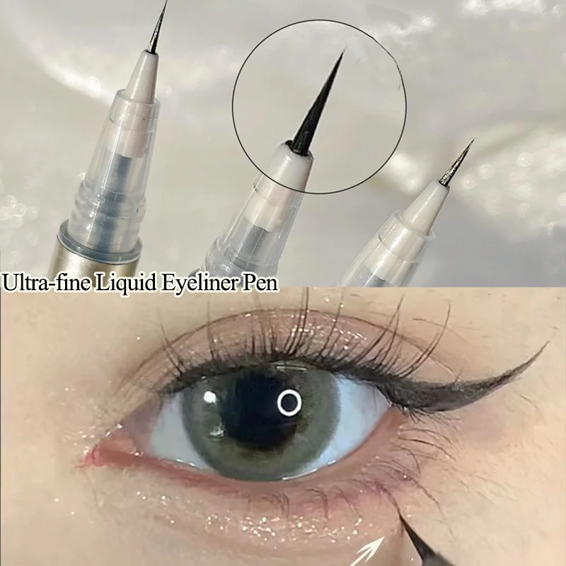 

3 Colors Waterproof Liquid Eyeliner Quick Dry Smooth Matte Ultra-thin Eye Liner Lasting Natural Eyelashes Pen Makeup Cosmetics