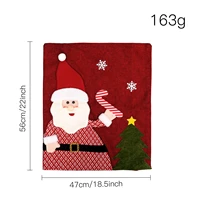 christmas chair back cover santa clause 3d dining kitchen chair covers christmas decoration for home