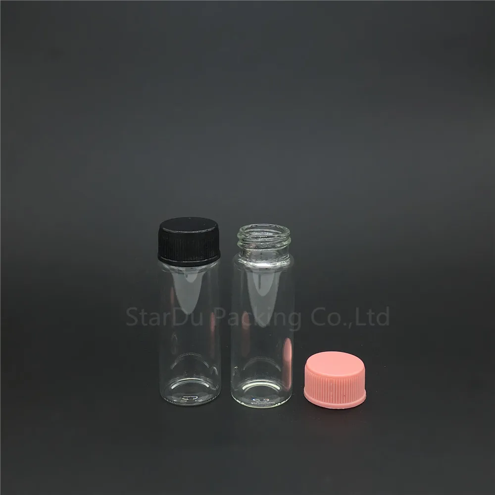 48 шт./лот диаметр 22 мм 14 мл стеклянная бутылка пластиковая крышка для уксуса