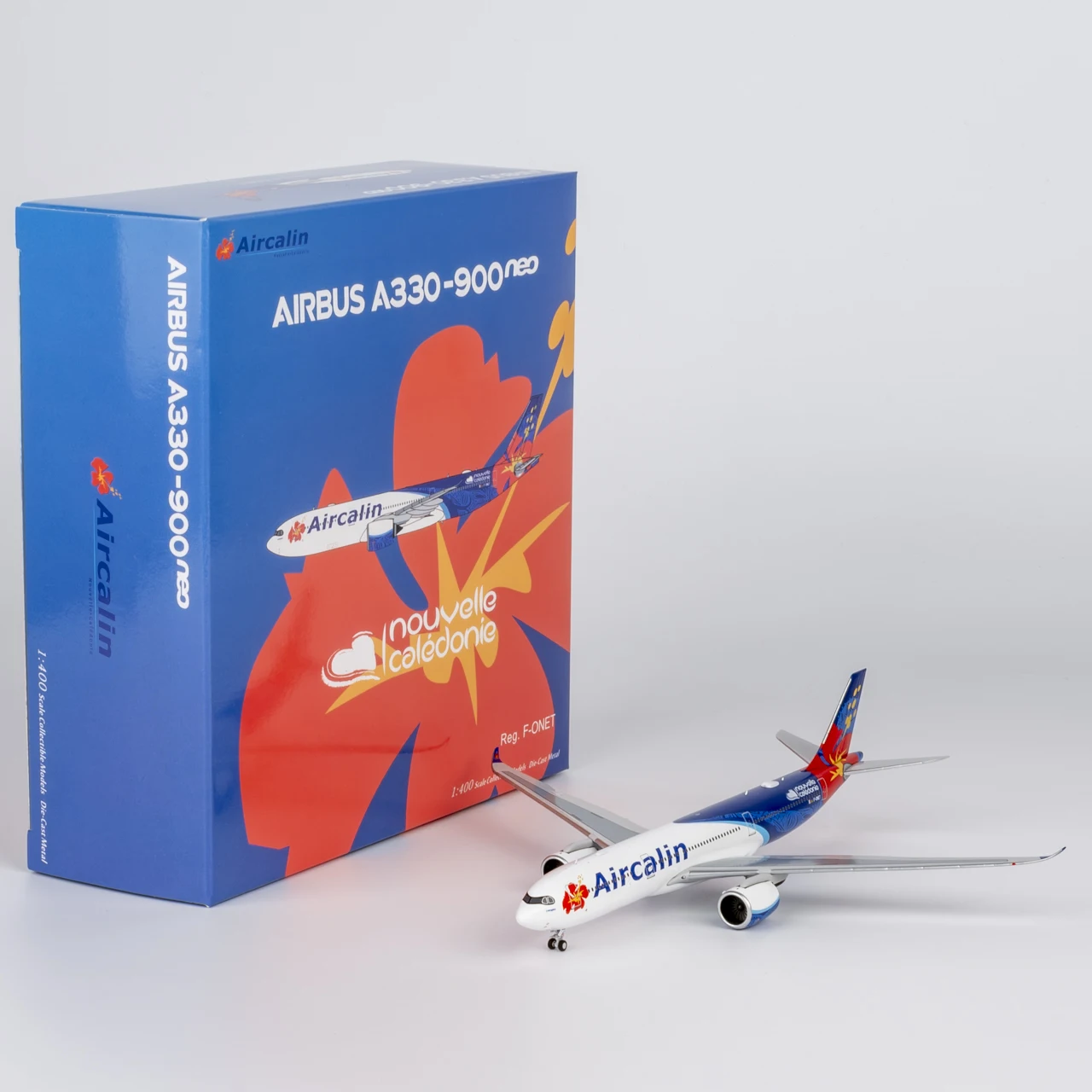 Фото Коллекционная модель самолета из сплава 68008, подарок, NG Models, масштаб 1:400, Aircalin Airlines, Airbus A330-900, литая модель самолета, реактивный самолет, F-ONET №1