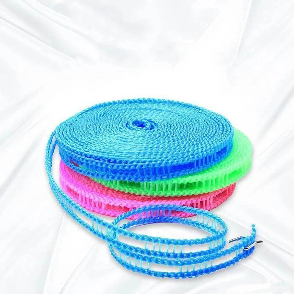 Нейлоновая веревка для сушки одежды нескользящая ветрозащитная сушилка 5 метров