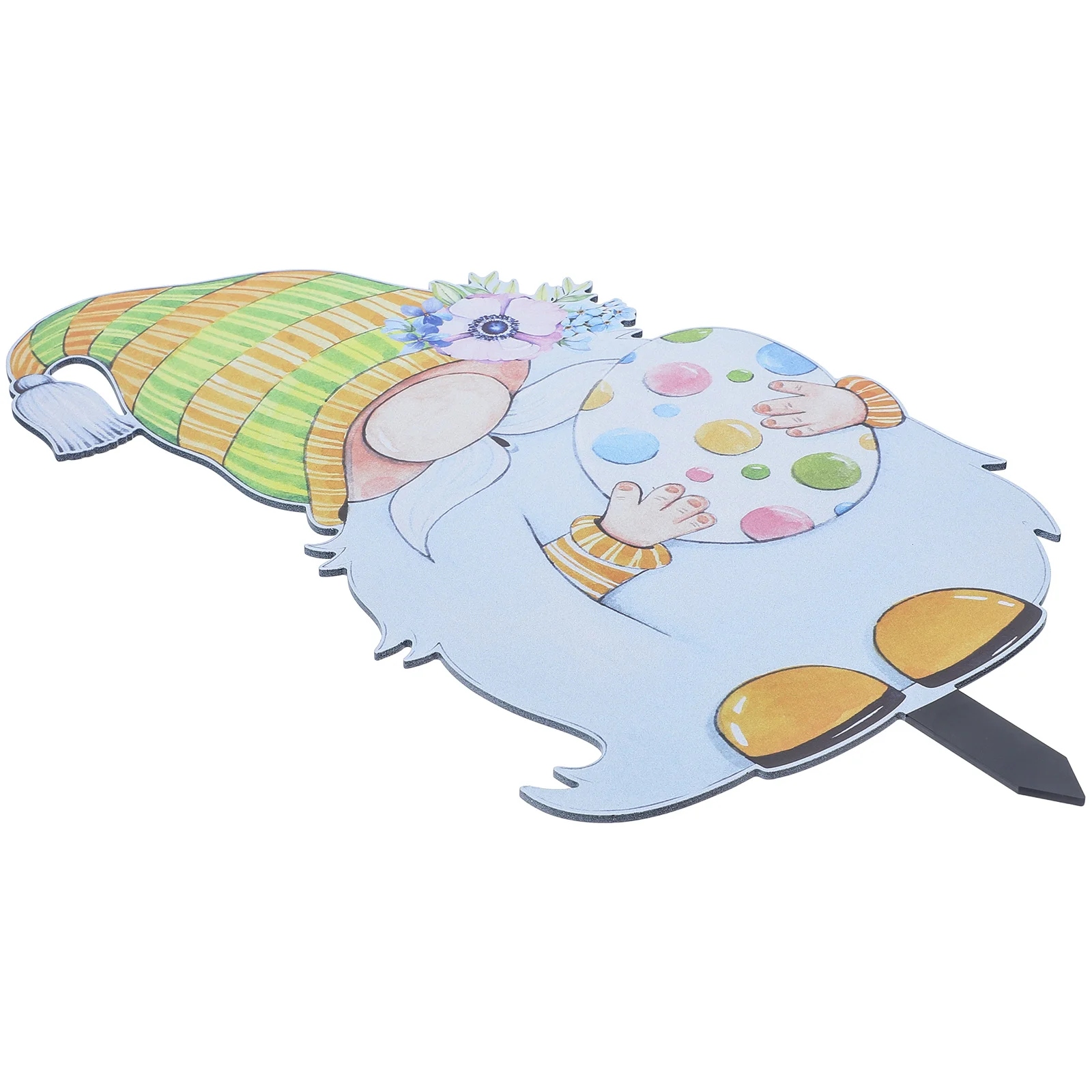 

Easter Yard Sign Gnome Garden Decorations Stakes Signs Lawn Outdoor Ornament Decoration Stake Happy Backyard Spring Decorative