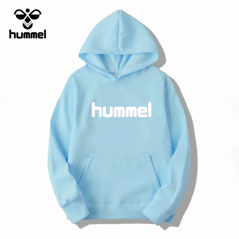 Новый бренд HUMMEL модная толстовка свитшот для мужчин весна-осень хип-хоп теплая