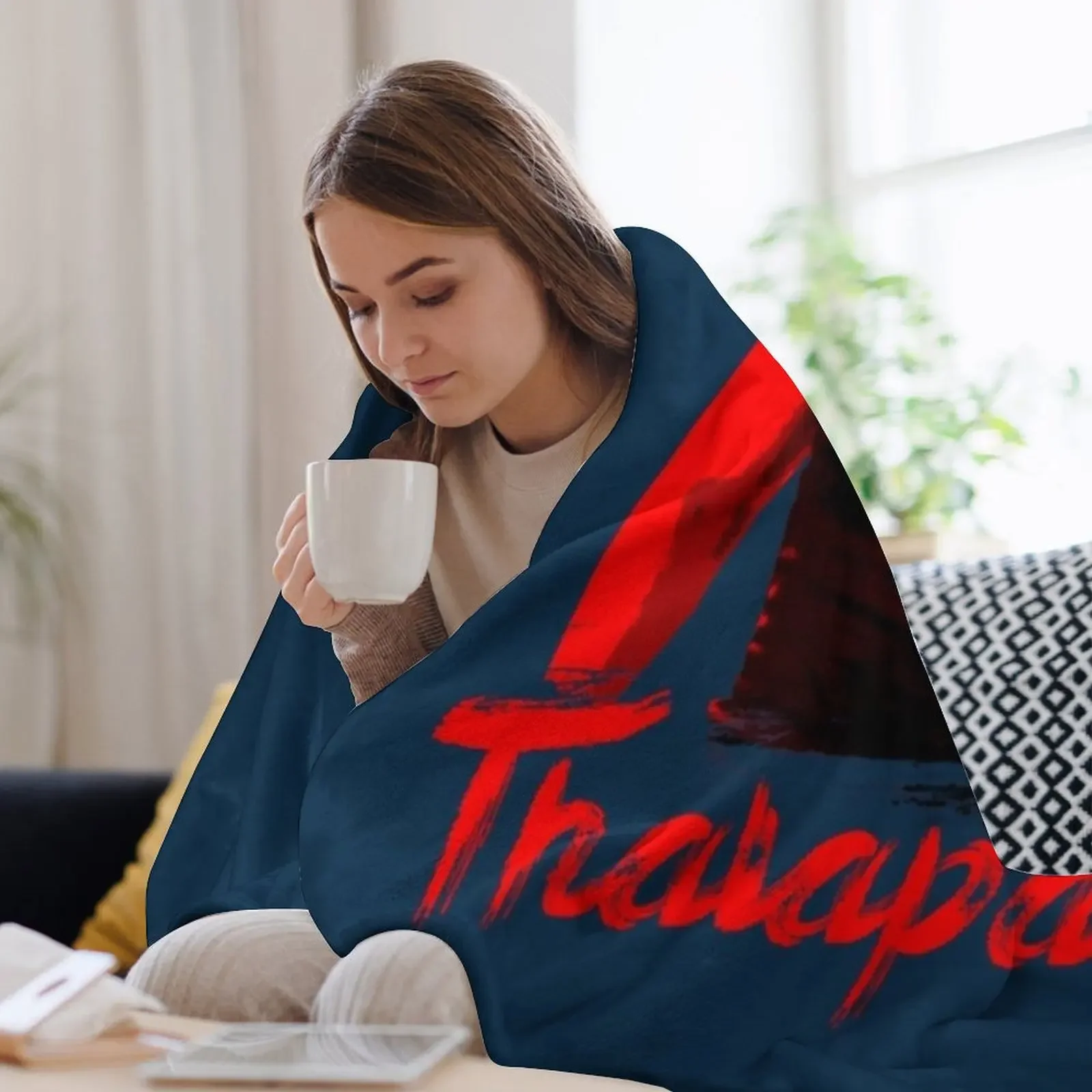 Фото Плед Thalapathy Vijay, устойчивый к пятнам, уютный и теплый плед №3