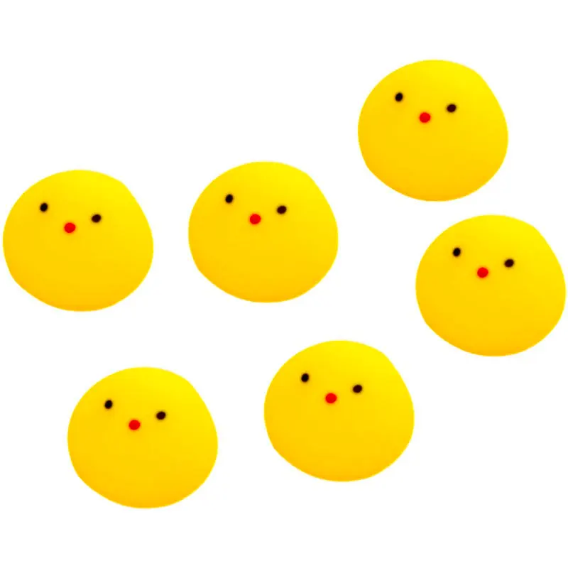 Squishy Stress Chick Mochi Relief Toys For Kids Kawaii Pelota Ball Anti Stress Antiestress Funny Birthday Party Gift FidgetToys images - 6