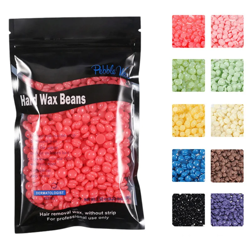 100g Depilatory Wax Bean Unisex Hard Wax Pellet Hot Film Painless Fast Body Hair Remove Bikini Leg Arm Solid Hair Removal Cream