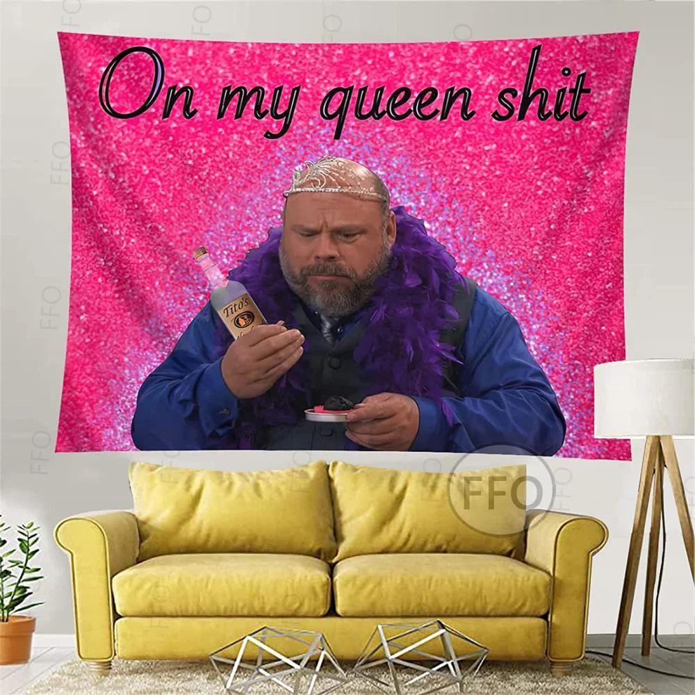 Bertramm на мой Королевский мем гобелен Забавный я ею Детские стафилы настенный