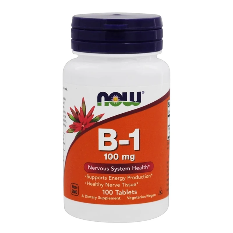 

1 Bottle 100mg Vitamin B1 Tablets Healthy Nervous Tissue System Assists Digestion and Feet Refreshing Dietary Supplement