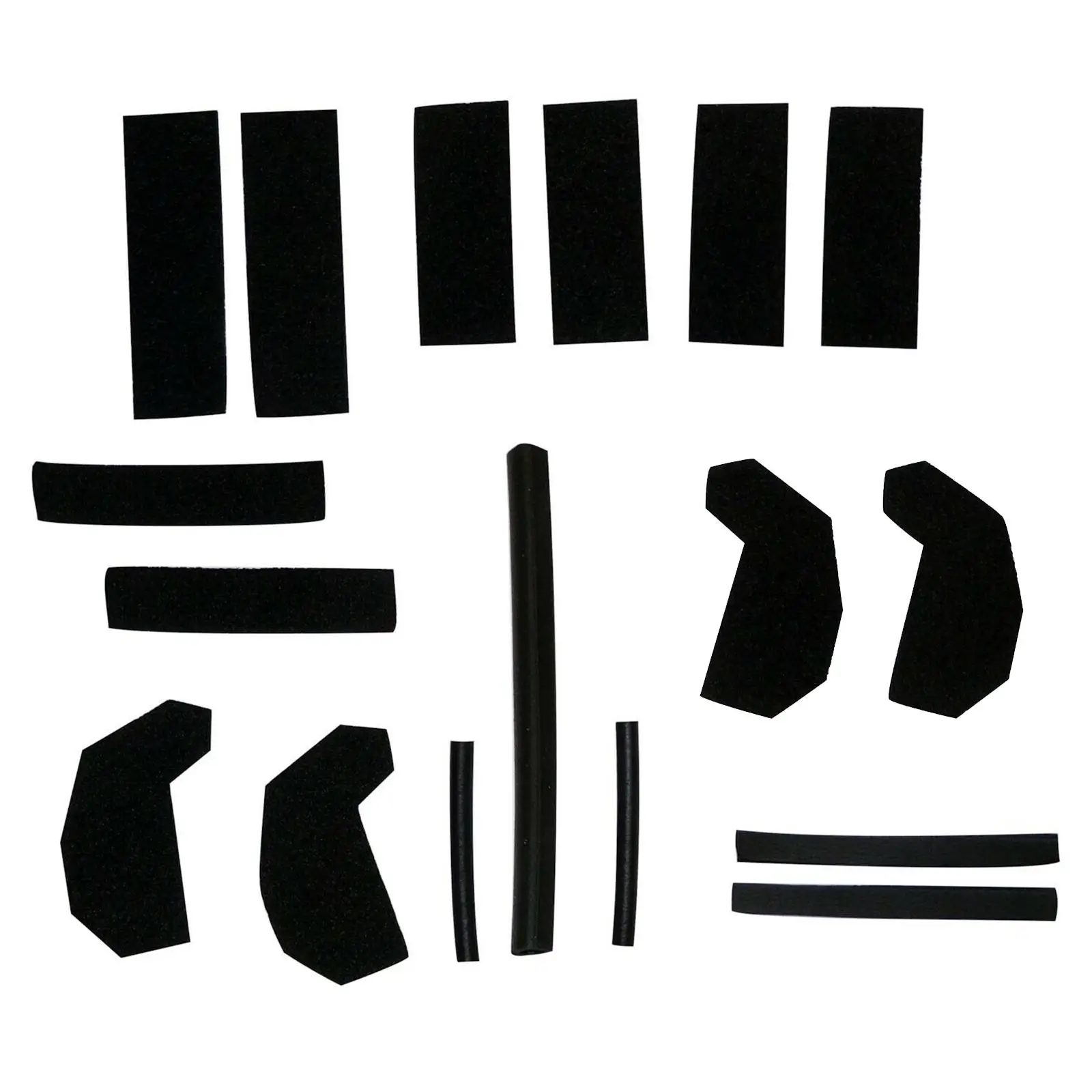 

17 Pieces Auto Hard Top Seal Kit Accessory Replace Parts for Wrangler