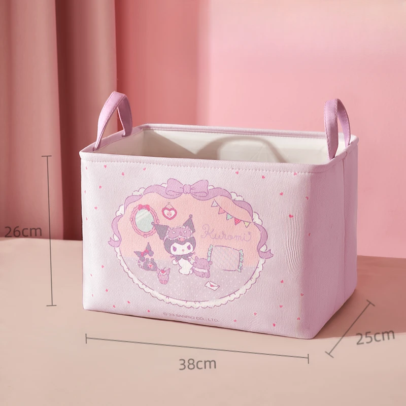 Kawaii Hello Kitty Cinnamoroll большая емкость для хранения фотографий Sanrio My Melody складная