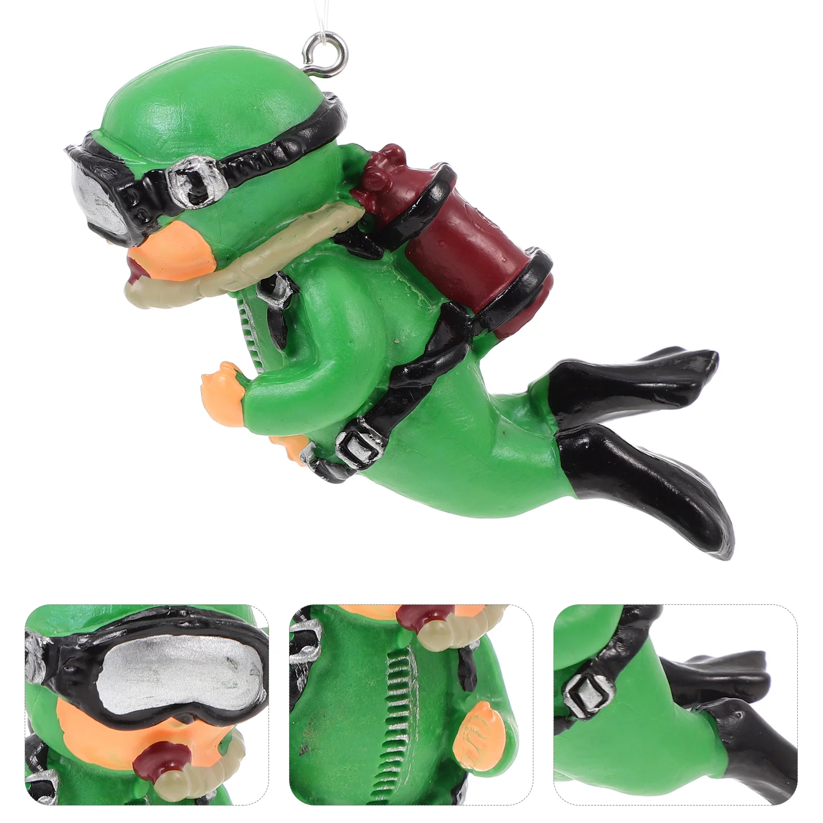 

Divertank Aquarium Ornament Action Treasure Decorations Scuba Decor Toyfloating Figurine Bubbler Aerating Landscape Figure