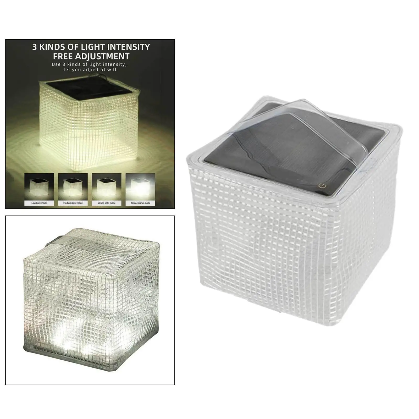 Складной компактный и универсальный уличный фонарь на солнечной батарее для