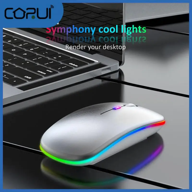 

Opto-electronic Rechargeable Gaming Mouse Slim Design Silent Mice 2.4g Wireless Mouse For Windows / / Android / Ipad Portable
