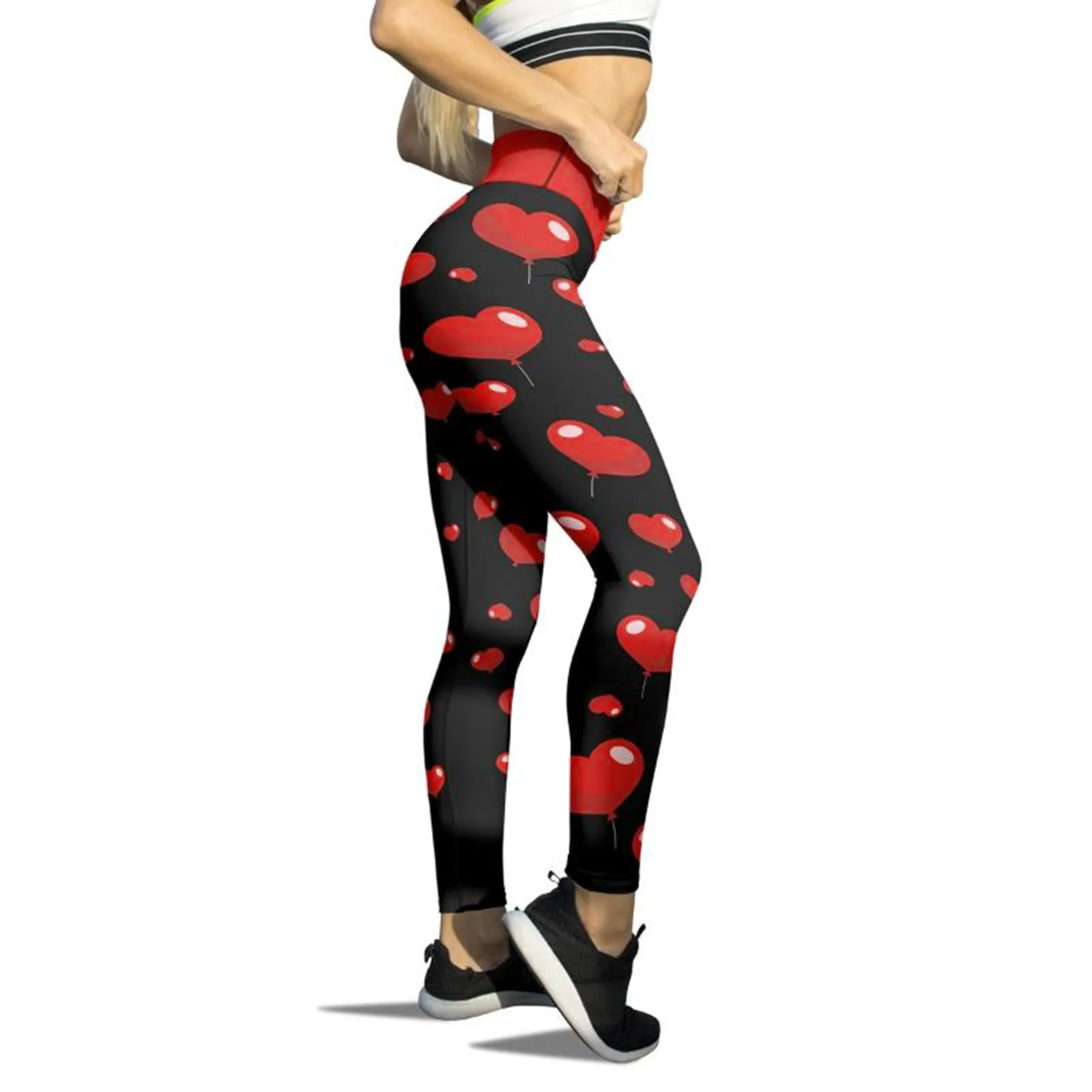 

Balance Collection Yoga Pants for Women Pants Skinny Leggings Pilates Women's Lovesy Stripes Day Cross over Waist Yoga Pants