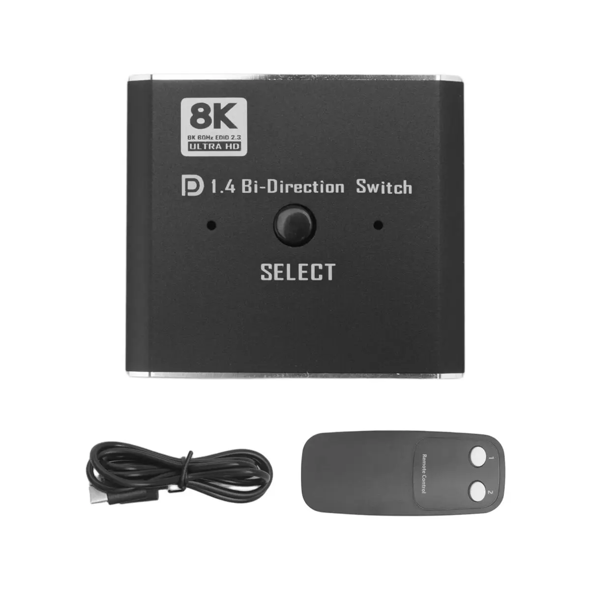 Фото (DT93) Переключатель DisplayPort 8K 2 входа/1 выход или 1 вход/2 выхода, поддерживает 8K30Hz 4K120Hz для ПК, мониторов, ноутбуков и т.д. №3