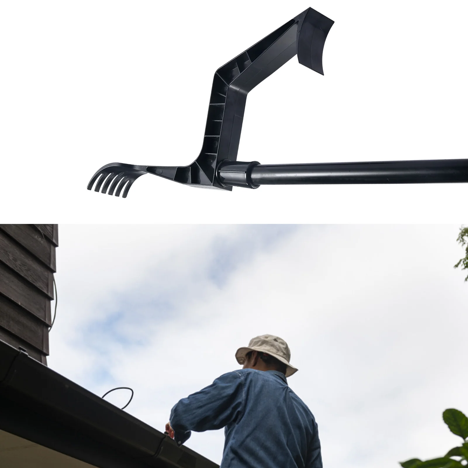 Инструмент для чистки канализационных желобов ложка очистки и ковш Резьбовая