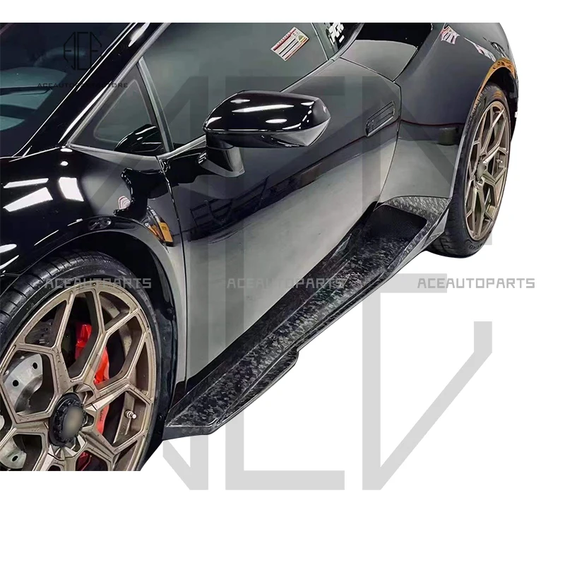Для Huracan lp580 комплект кузова из углеродного волокна для Lamborghini lp610 боковые юбки