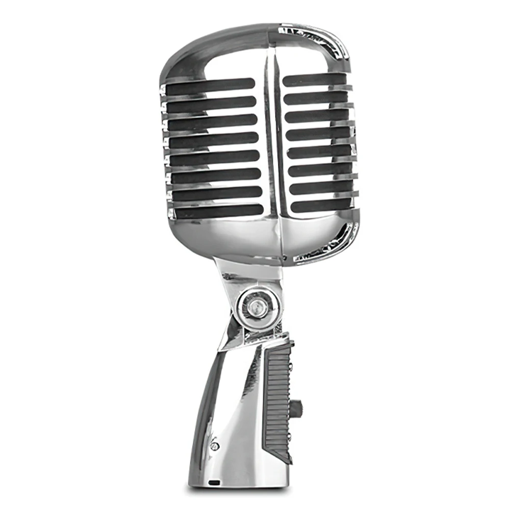

Style Microphone for SHURE Simulation Classic Retro Dynamic Vocal Mic Universal Stand for Live Performance Karaoke