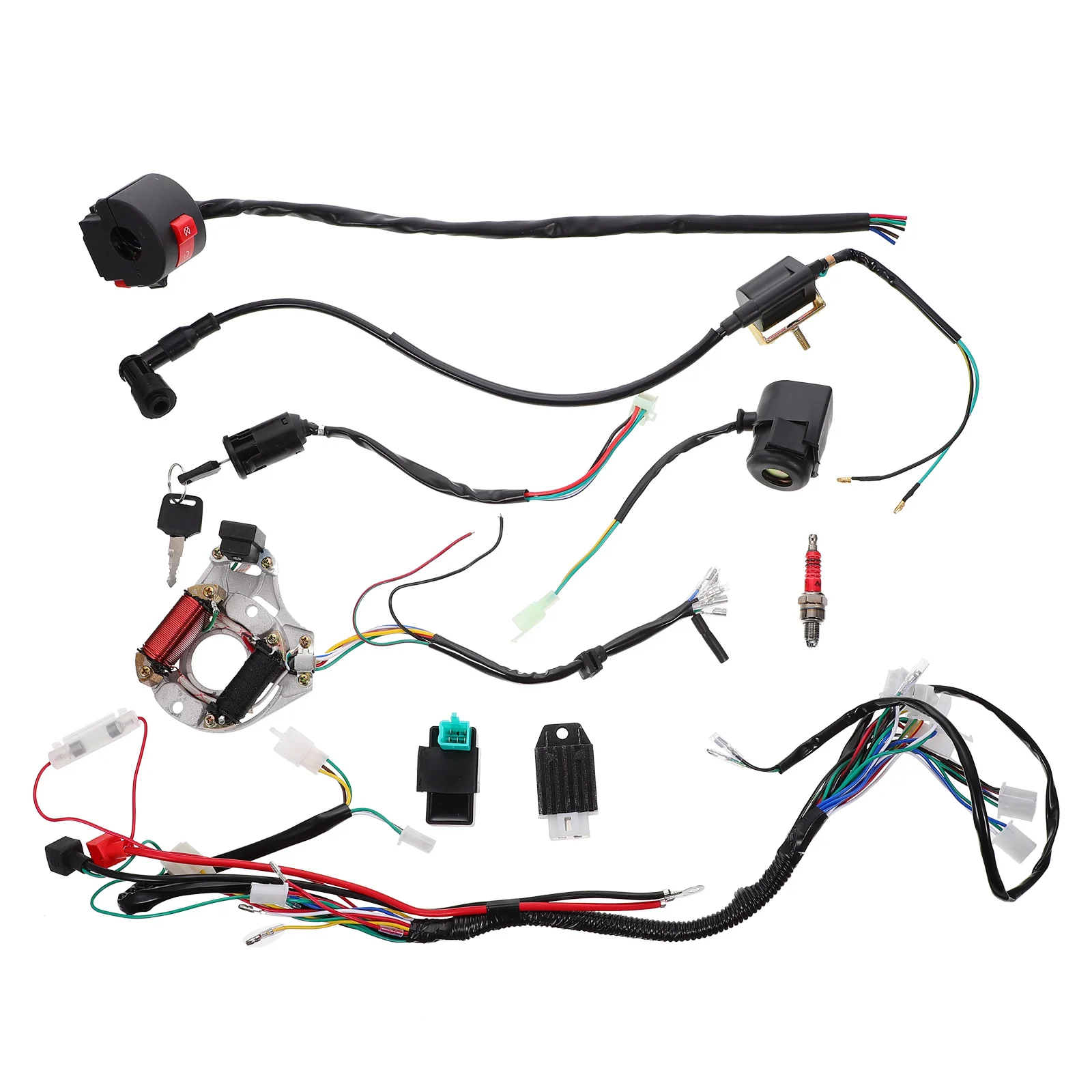 

1 Set Practical ATV Harness Coil Motorcycle Wiring Harness Useful ATV Parts