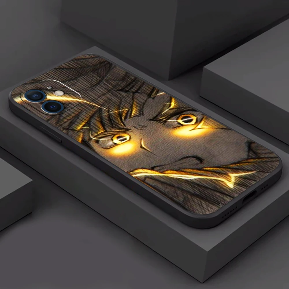 demon slayer phone case for funda iphone 13 12 11 pro max mini x xr xs max 6 6s 7 8 plus celular etui carcasa liquid silicon free global shipping