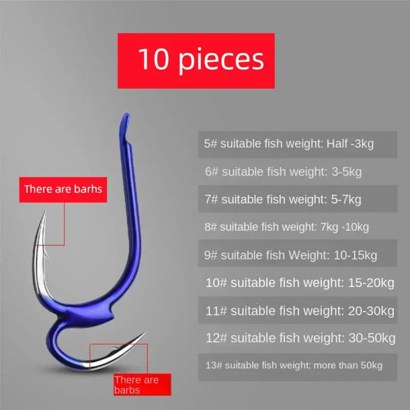 

Fish Gear Fish Hook River Fishing Sharp Hook Tip Fishhook Goods For Fishing Bait Hook With Barbed Double Hook Two Strength Tip