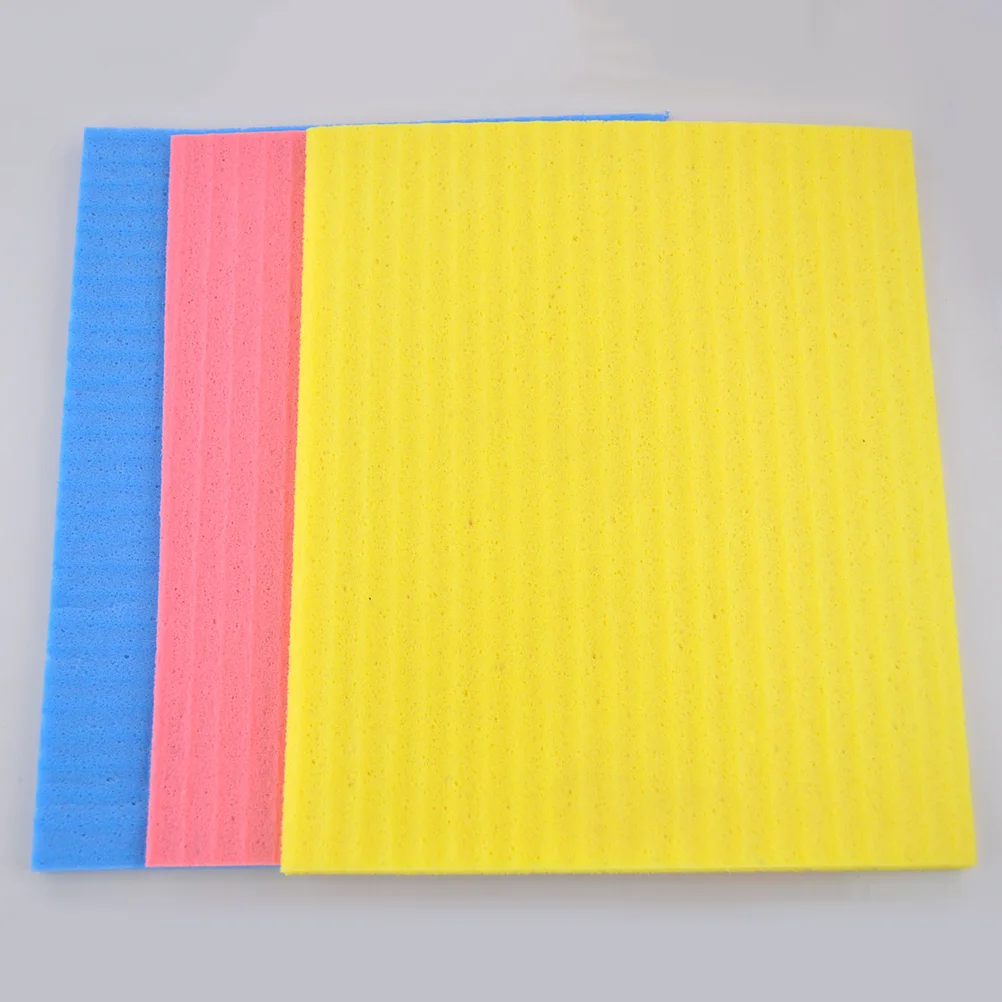 

Dish Kitchen Cleaningtowels Towel Cloth Washing Reusable Cloths Clothes Dishes Rags Paper Essentials Dishcloths Cellulose Sponge