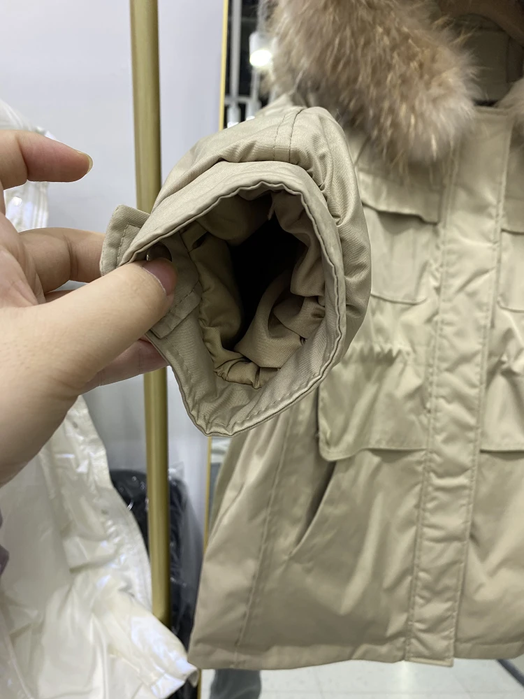 Women Long Down Jacket New Casual Style White Duck Hooded Down Jackets Autumn Winter Warm Coats And Parkas Female Outwear